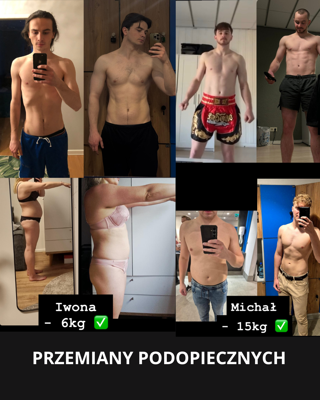 Metamorfozy i osiągnięcia moich podopiecznych